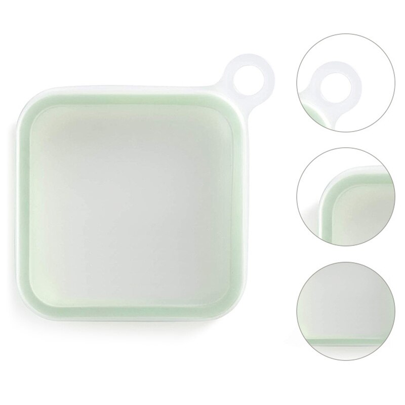 Microwaveable Silicone Sandwich Box Lunch Container