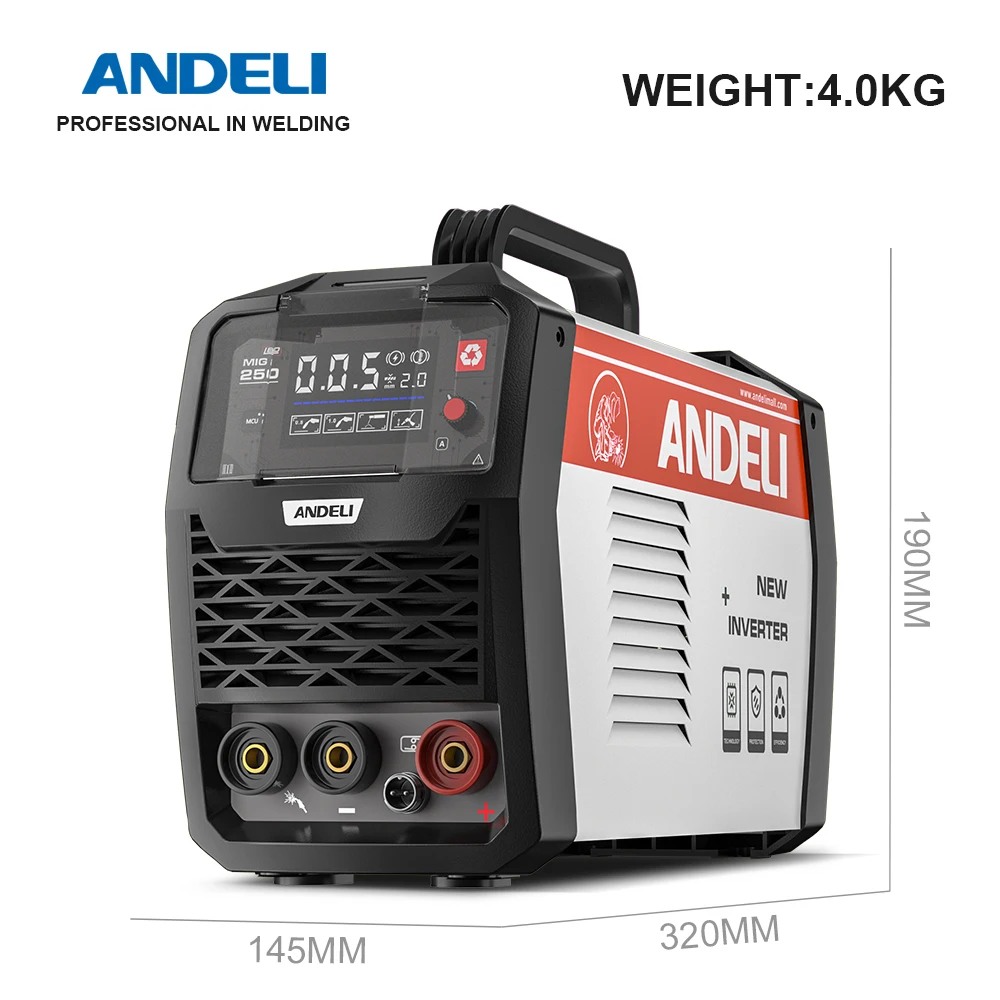 MIG-250 MIG Welders MIG MMA Lift TIG 3 in 1 Inverter Semi-automatic Welding Machine With Flux Cored Wire Metal Welding MIG-250 MIG Welders MIG MMA Lift TIG 3 in 1 Inverter Semi-automatic Welding Machine With Flux Cored Wire Metal Welding
