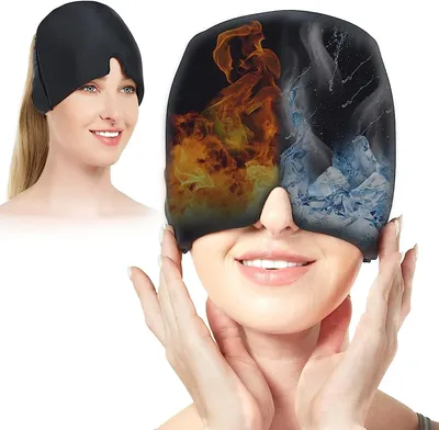 Migraine Relief Hat headache hat Gel Hot Cold Therapy Ice Cap For Relieve Pain Ice Hat Eye Mask Stress Pressure Pain Migraine Relief Hat headache hat Gel Hot Cold Therapy Ice Cap For Relieve Pain Ice Hat Eye Mask Stress Pressure Pain