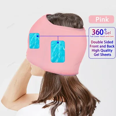 Migraine Relief Hat headache hat Gel Hot Cold Therapy Ice Cap For Relieve Pain Ice Hat Eye Mask Stress Pressure Pain Migraine Relief Hat headache hat Gel Hot Cold Therapy Ice Cap For Relieve Pain Ice Hat Eye Mask Stress Pressure Pain