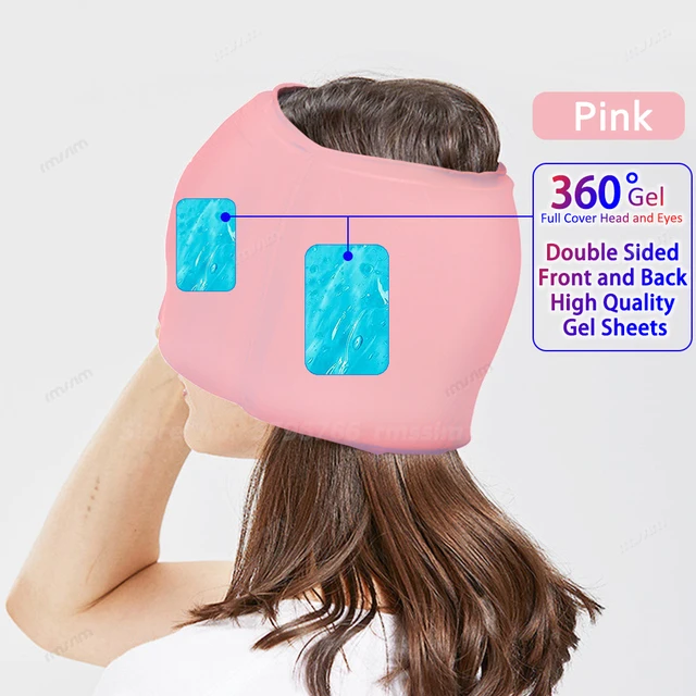 Migraine Relief Hat headache hat Gel Hot Cold Therapy Ice Cap For Relieve Pain Ice Hat Eye Mask Stress Pressure Pain Migraine Relief Hat headache hat Gel Hot Cold Therapy Ice Cap For Relieve Pain Ice Hat Eye Mask Stress Pressure Pain