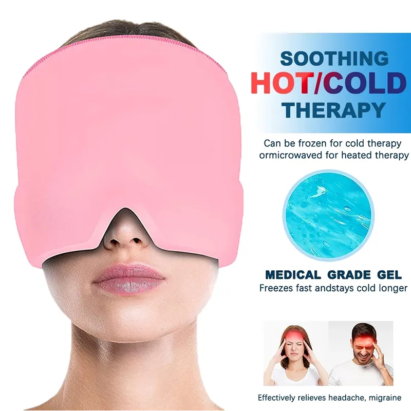 Migraine Relief HatHead Massager Gel Hot Cold Therapy Headache Migraine Relief Cap For Chemo,Sinus,Neck Wearable Migraine Relief HatHead Massager Gel Hot Cold Therapy Headache Migraine Relief Cap For Chemo,Sinus,Neck Wearable