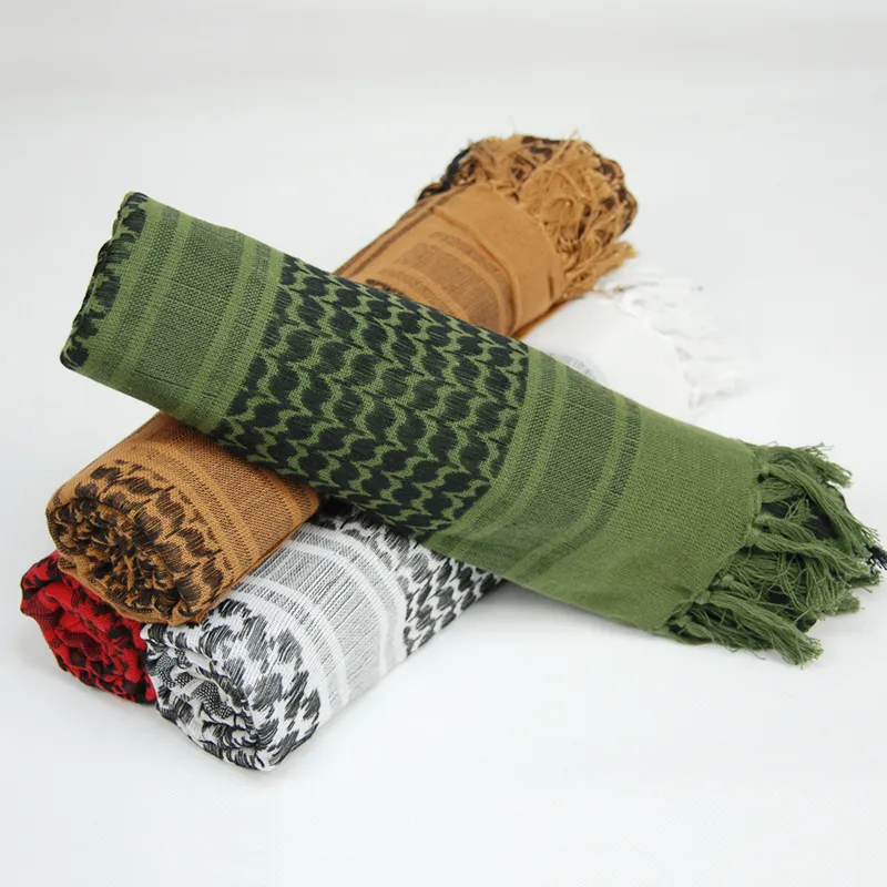 Military Arab Keffiyeh Shemagh Scarf Cotton Winter Shawl Neck Warmer Cover Head Wrap Windproof Tactical Camping Scarf Military Arab Keffiyeh Shemagh Scarf Cotton Winter Shawl Neck Warmer Cover Head Wrap Windproof Tactical Camping Scarf