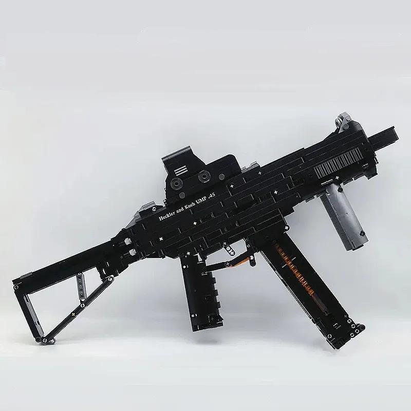 Military Blocks Guns UMP45 Model Building Blocks WW2 Bricks Handgun SHOOTING Army Weapon Classic Gun Toys For Kids Boys Military Blocks Guns UMP45 Model Building Blocks WW2 Bricks Handgun SHOOTING Army Weapon Classic Gun Toys For Kids Boys