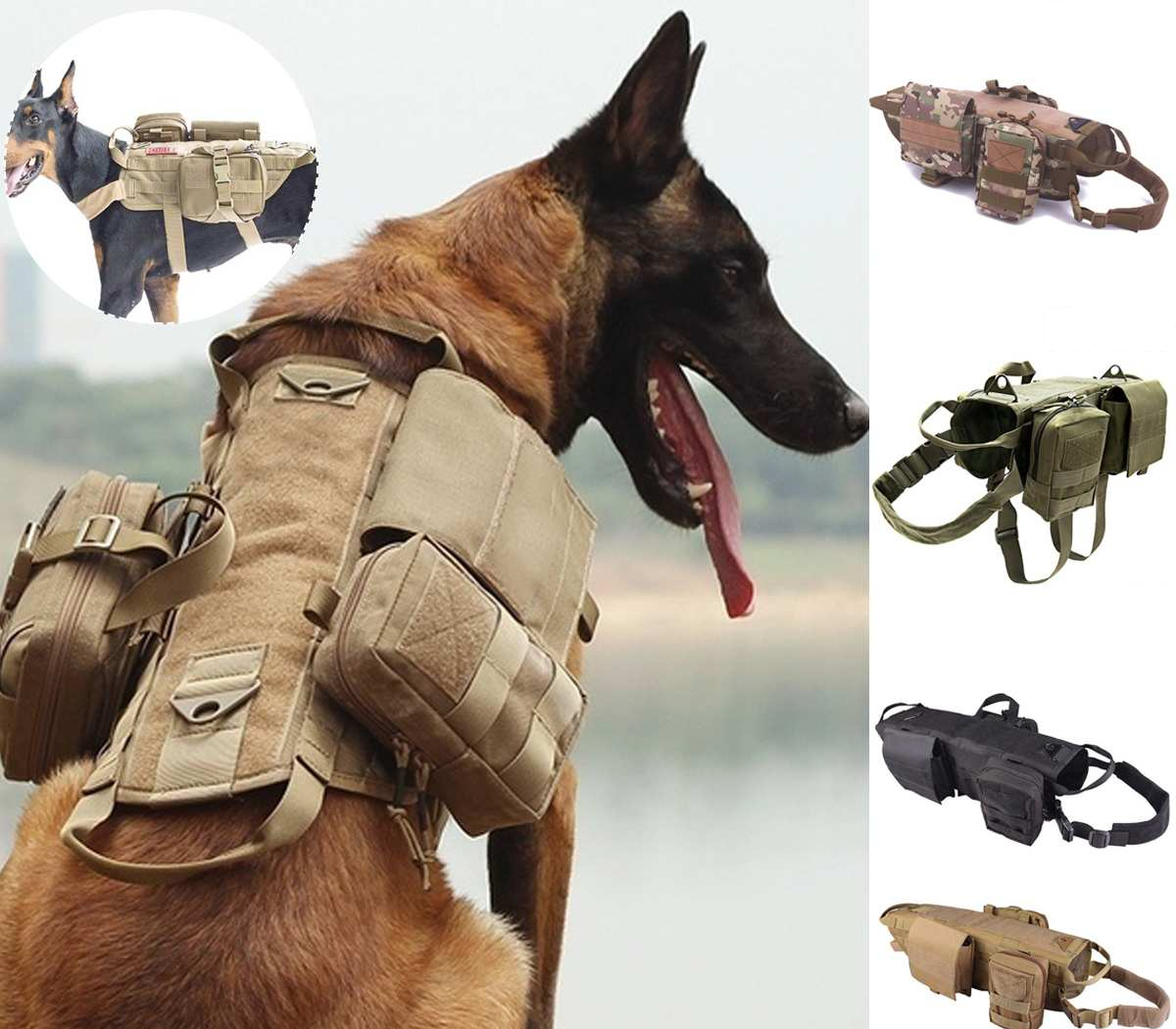 Military Dog Harness Army Vest Military Dog Harness Army Vest