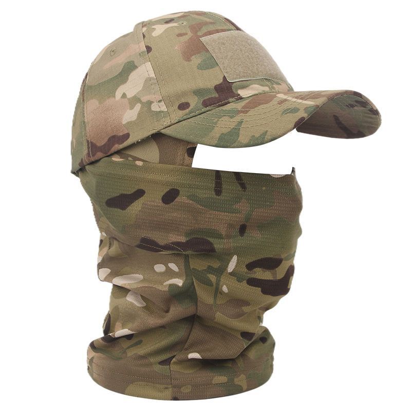 Military Hood Tactical Army Baseball Caps for Men Women Summer Snapback Sun Hats Outdoor Camouflage Balaclava Half Ski Military Hood Tactical Army Baseball Caps for Men Women Summer Snapback Sun Hats Outdoor Camouflage Balaclava Half Ski