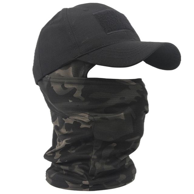 Military Hood Tactical Army Baseball Caps for Men Women Summer Snapback Sun Hats Outdoor Camouflage Balaclava Half Ski Military Hood Tactical Army Baseball Caps for Men Women Summer Snapback Sun Hats Outdoor Camouflage Balaclava Half Ski