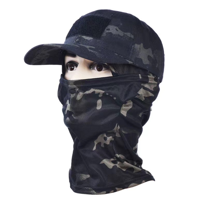Military Hood Tactical Army Baseball Caps for Men Women Summer Snapback Sun Hats Outdoor Camouflage Balaclava Half Ski Military Hood Tactical Army Baseball Caps for Men Women Summer Snapback Sun Hats Outdoor Camouflage Balaclava Half Ski