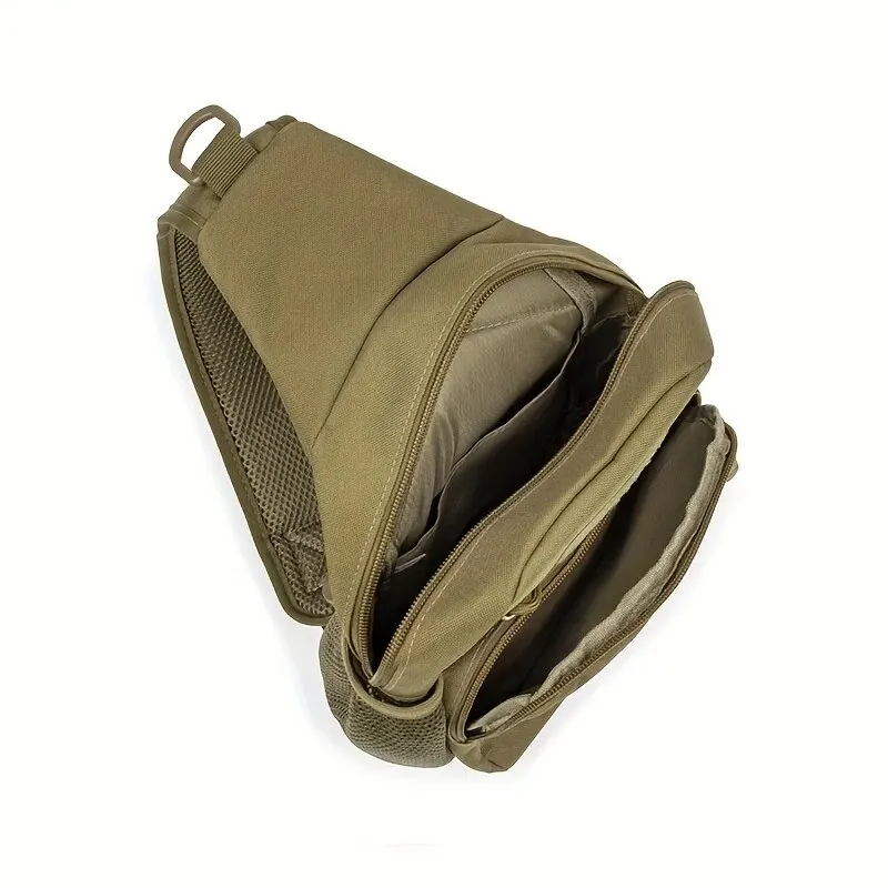 Military Shoulder Bag, Trekking Chest Sling Bag, Nylon Backpack For Hiking Outdoor Camping Fishing