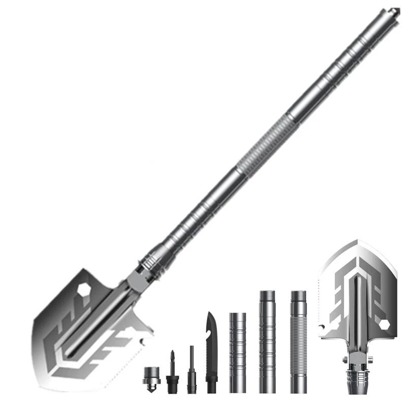 Military Tactical Multifunction Shovel Outdoor Nuggets Tools Camping Survival Folding Spade Tool Car Equipment Snow