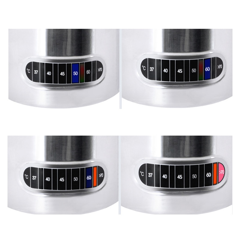Milk Pitcher Built-in Thermometer Jug
