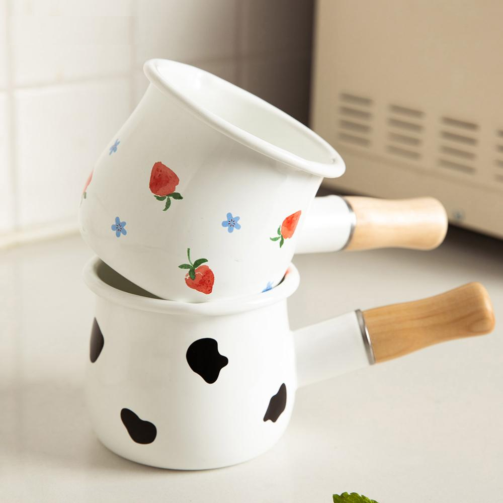 Milk Saucepan Enamel Pot