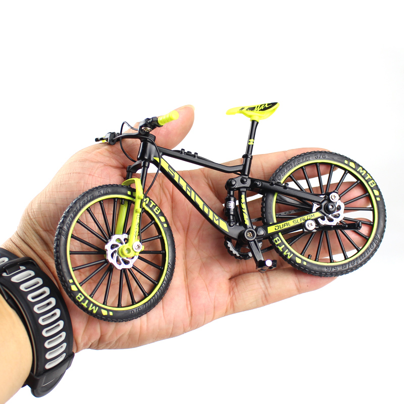 Mini 1:10 Alloy Bicycle Model Diecast Metal Finger Mountain bike Racing Toy Bend Road Simulation Collection Toys for Mini 1:10 Alloy Bicycle Model Diecast Metal Finger Mountain bike Racing Toy Bend Road Simulation Collection Toys for