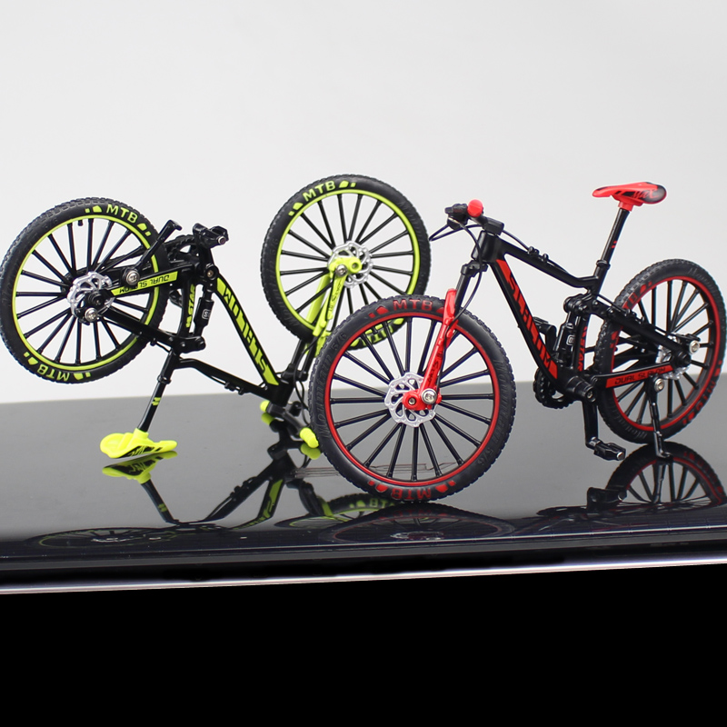 Mini 1:10 Alloy Bicycle Model Diecast Metal Finger Mountain bike Racing Toy Bend Road Simulation Collection Toys for Mini 1:10 Alloy Bicycle Model Diecast Metal Finger Mountain bike Racing Toy Bend Road Simulation Collection Toys for