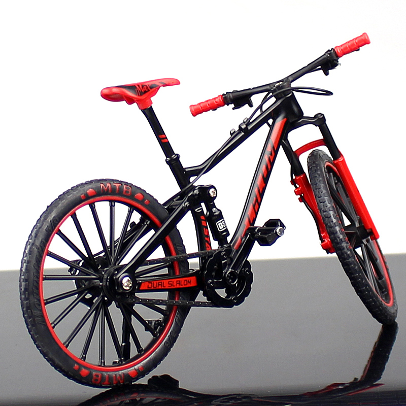 Mini 1:10 Alloy Bicycle Model Diecast Metal Finger Mountain bike Racing Toy Bend Road Simulation Collection Toys for Mini 1:10 Alloy Bicycle Model Diecast Metal Finger Mountain bike Racing Toy Bend Road Simulation Collection Toys for