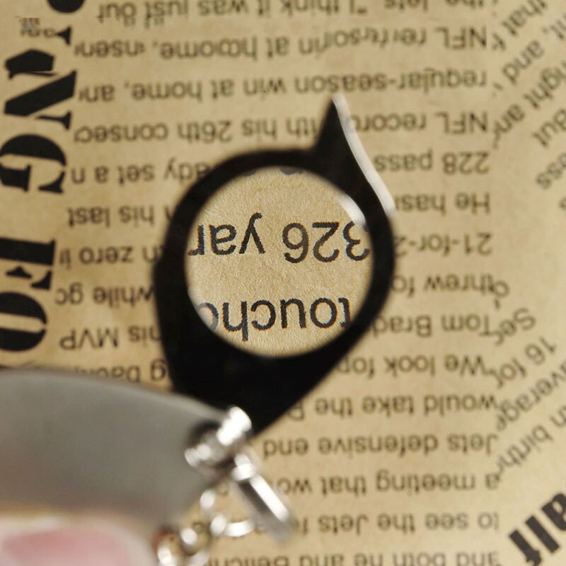 Mini 8X Magnifying Glass Keychain
