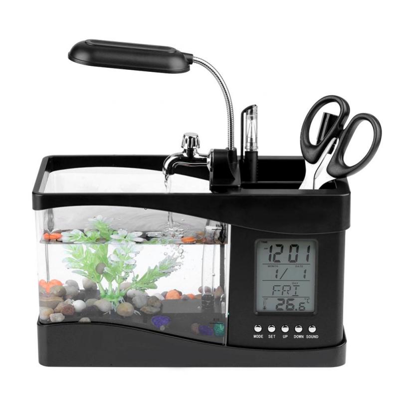Mini Aquarium with LED Lamp Mini Aquarium with LED Lamp