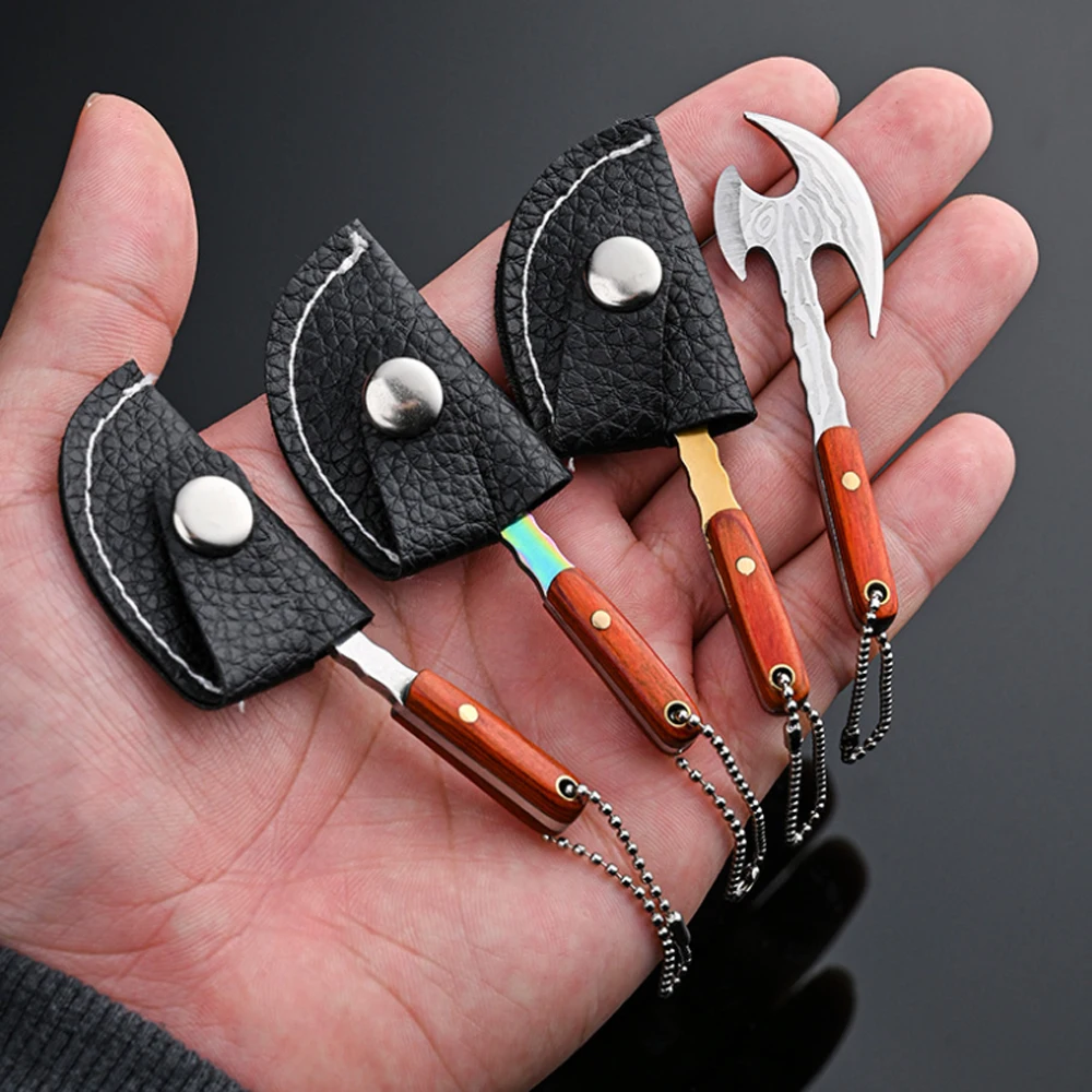 Mini Axe Knife Demolition Express Knife EDC Small Knife Blade Precious Embroidery Knife Small Vegetable Knife Portable