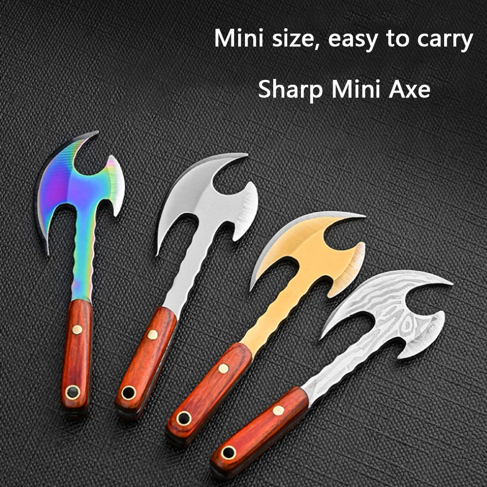 Mini Axe Knife Demolition Express Knife EDC Small Knife Blade Precious Embroidery Knife Small Vegetable Knife Portable