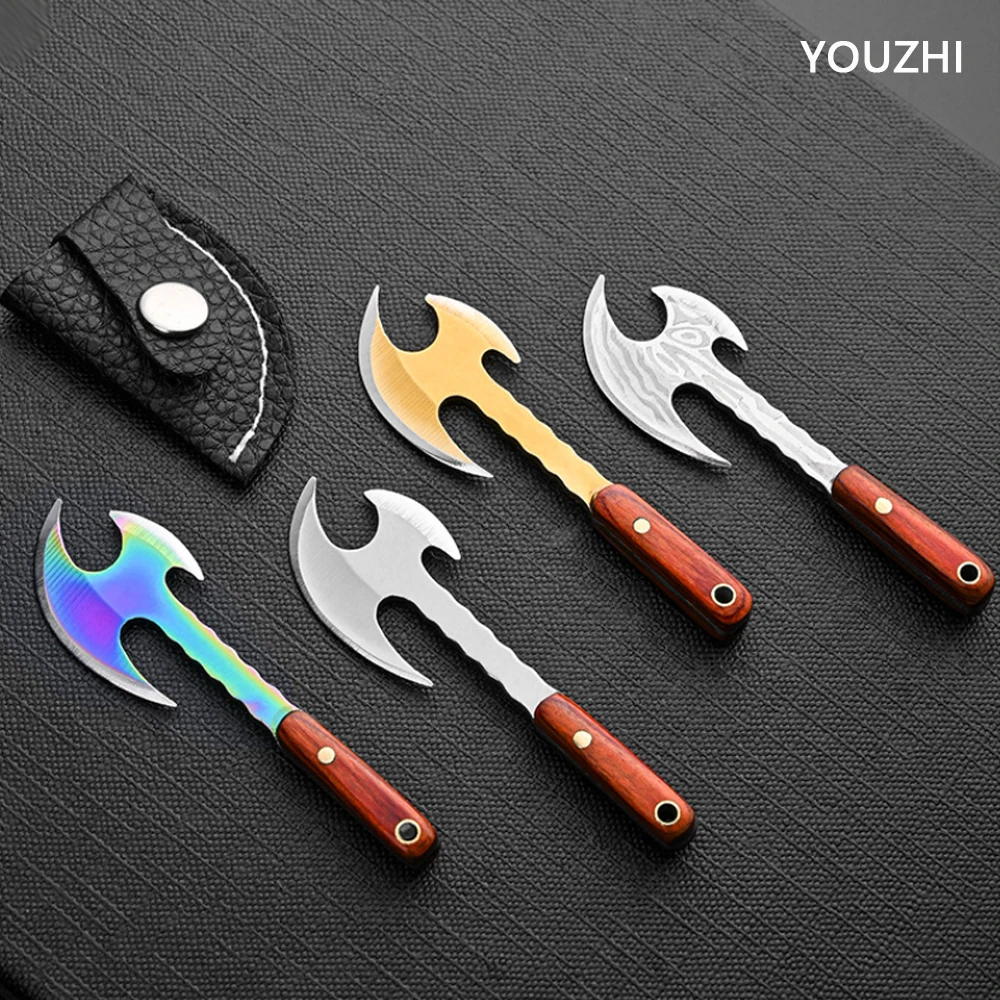 Mini Axe Knife Demolition Express Knife EDC Small Knife Blade Precious Embroidery Knife Small Vegetable Knife Portable