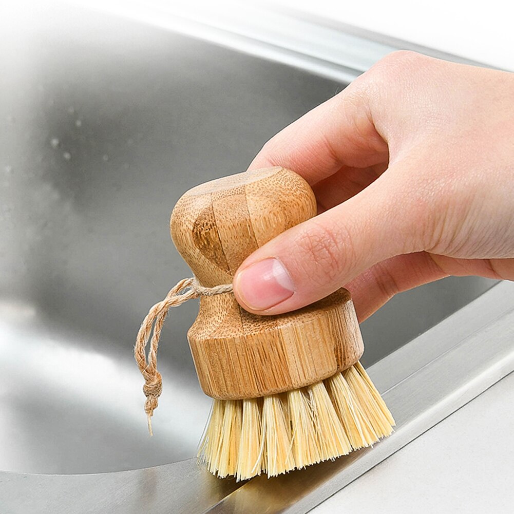 Mini Bamboo Dish Scrubber