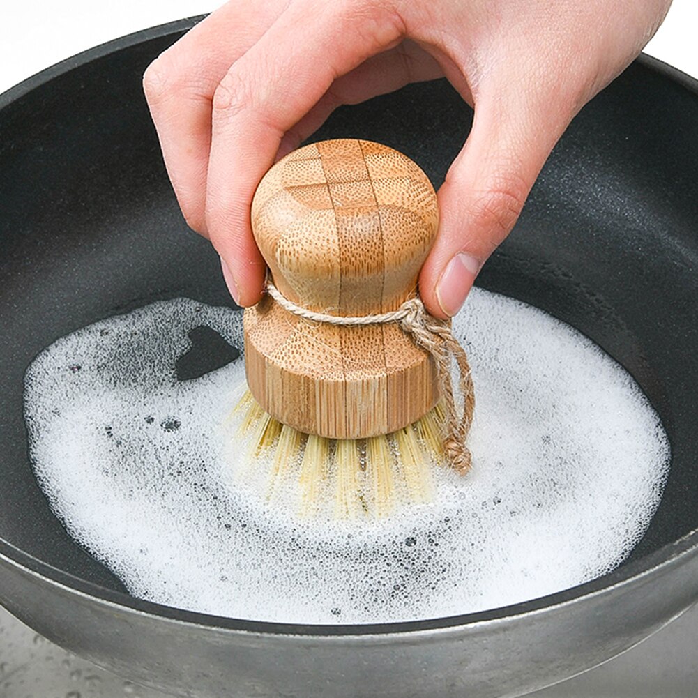 Mini Bamboo Dish Scrubber