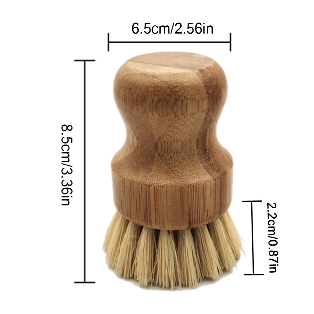 Mini Bamboo Dish Scrubber