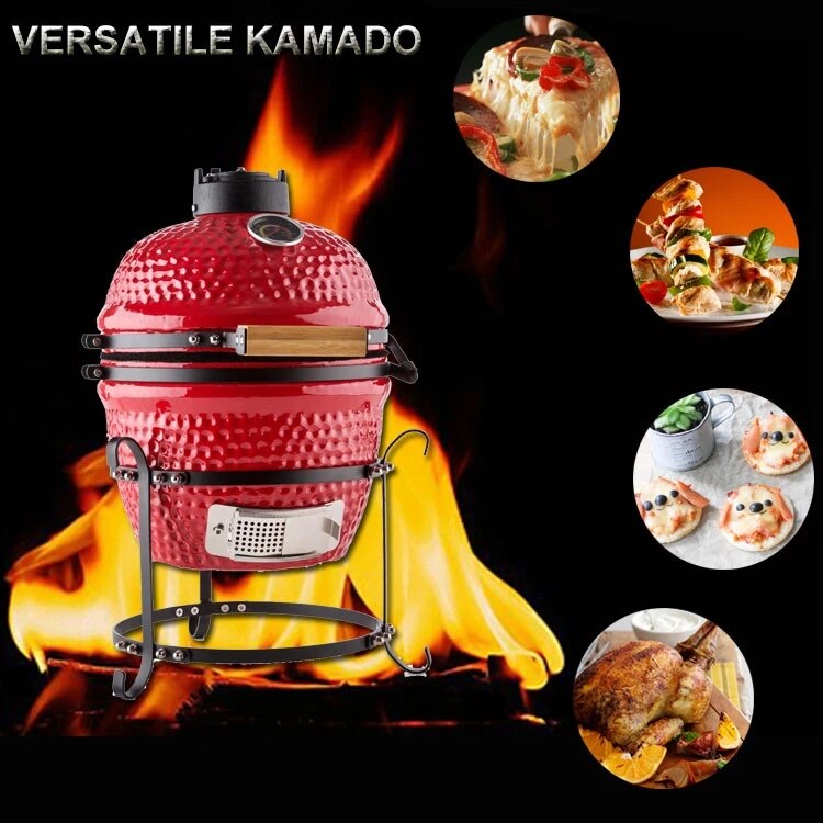 Mini BBQ Grill Outdoor Ceramic Cooker