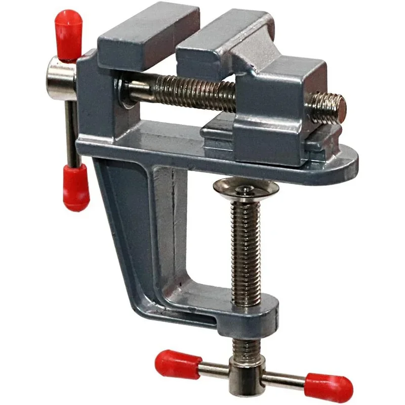 Mini Bench Vise Muliti-Funcational 3.5 Quot Aluminum Miniature Small Jewelers Hobby Clamp On Table Flat Pliers Tool Vice Mini Bench Vise Muliti-Funcational 3.5 Quot Aluminum Miniature Small Jewelers Hobby Clamp On Table Flat Pliers Tool Vice