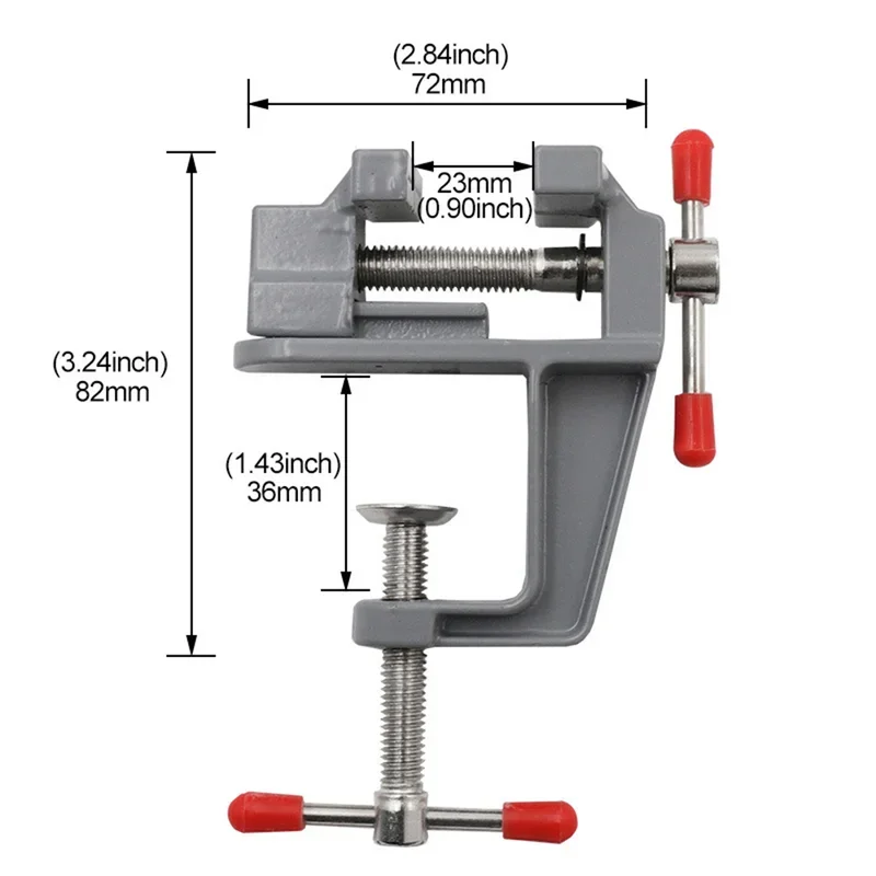 Mini Bench Vise Muliti-Funcational 3.5 Quot Aluminum Miniature Small Jewelers Hobby Clamp On Table Flat Pliers Tool Vice Mini Bench Vise Muliti-Funcational 3.5 Quot Aluminum Miniature Small Jewelers Hobby Clamp On Table Flat Pliers Tool Vice