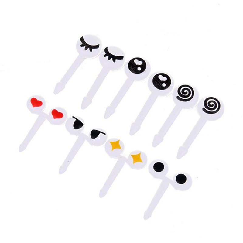 Mini Bento Box Picks with Funny Eyes Design (10 pcs) Mini Bento Box Picks with Funny Eyes Design (10 pcs)