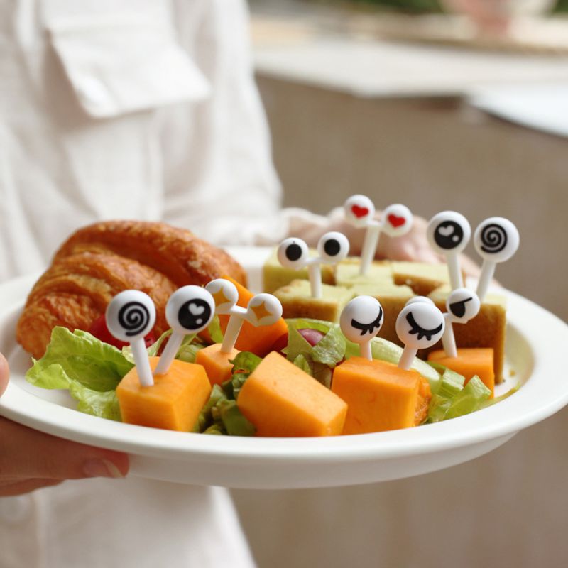 Mini Bento Box Picks with Funny Eyes Design (10 pcs) Mini Bento Box Picks with Funny Eyes Design (10 pcs)