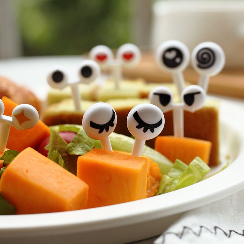Mini Bento Box Picks with Funny Eyes Design (10 pcs) Mini Bento Box Picks with Funny Eyes Design (10 pcs)