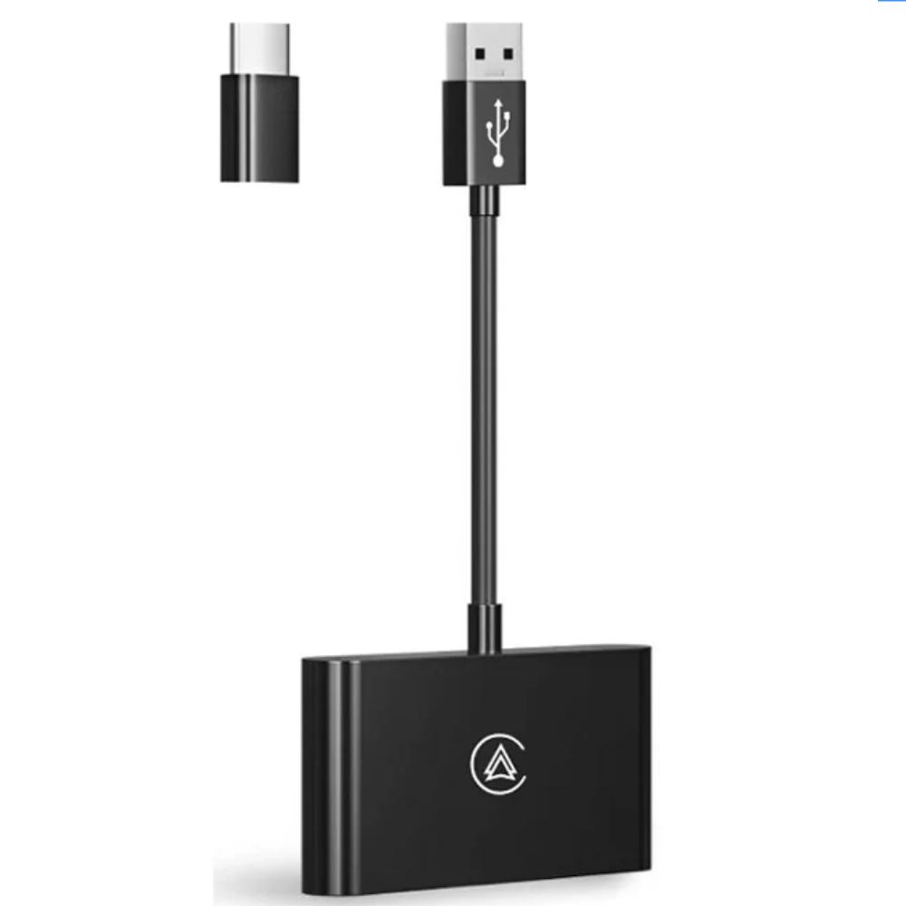 Mini Box Wireless Carplay and Android Auto Box 2in1 Wired to Wireless Dongle Automatic Connect Adapter 5.0 Bluetooth Mini Box Wireless Carplay and Android Auto Box 2in1 Wired to Wireless Dongle Automatic Connect Adapter 5.0 Bluetooth