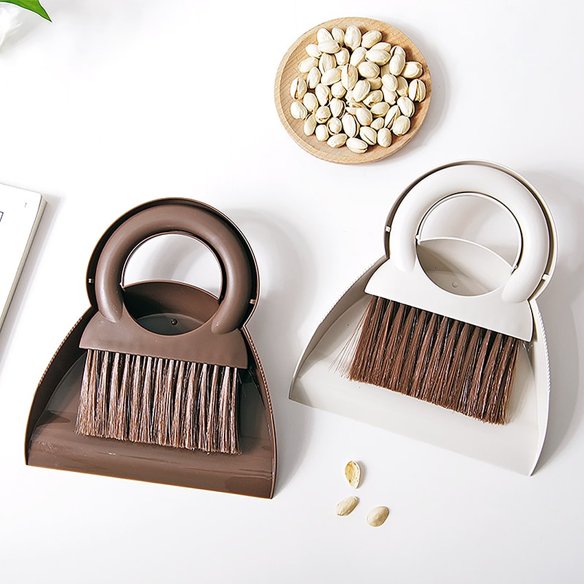 Mini Broom and Dustpan Desk Cleaning Tools Mini Broom and Dustpan Desk Cleaning Tools