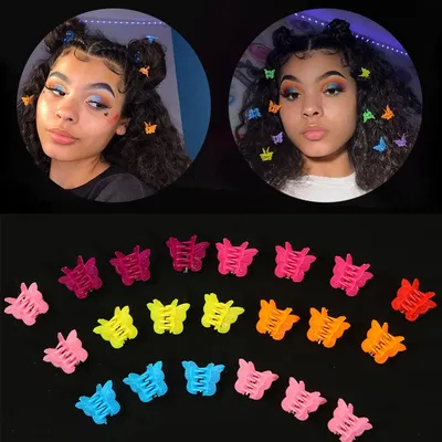 Mini Butterfly Clips Hair Accessories (50 pcs) Mini Butterfly Clips Hair Accessories (50 pcs)