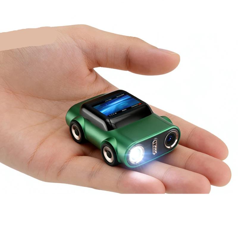 Mini Camera 2K HD Video Recorder Car Shaped Keychain Thumb Camera Built in Flash 130° Wide Angle Lens Auto Focus Cam Mini Camera 2K HD Video Recorder Car Shaped Keychain Thumb Camera Built in Flash 130° Wide Angle Lens Auto Focus Cam
