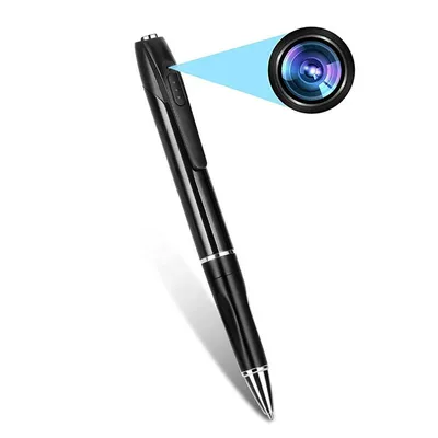Mini Camera Pen Pocket Digital Voice Video Recorder for Business Conference 1080P Wearable Body Micro Cam Security