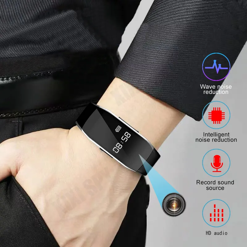 Mini camera watch 1080P HD DV Professional digital voice video recorder bracelet dictaphone small micro sound home Mini camera watch 1080P HD DV Professional digital voice video recorder bracelet dictaphone small micro sound home