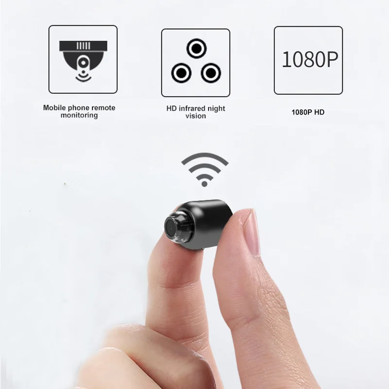 Mini Camera Wireless WiFi 1080P Car Internal Monitoring Safety Night Vision Motion Detection Baby Monitor IP Cam Video