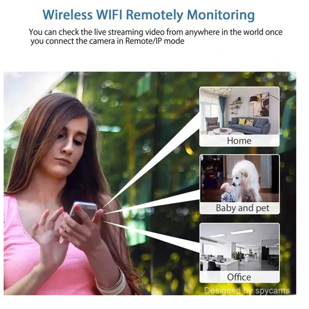 Mini Camera Wireless WiFi 1080P Car Internal Monitoring Safety Night Vision Motion Detection Baby Monitor IP Cam Video
