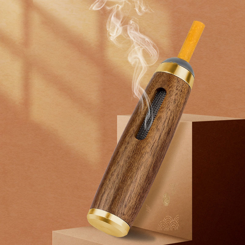 Mini Car Ashtray Walnut Wood Cigarette Holder Case Car Ashtray Mini Car Ashtray Walnut Wood Cigarette Holder Case Car Ashtray