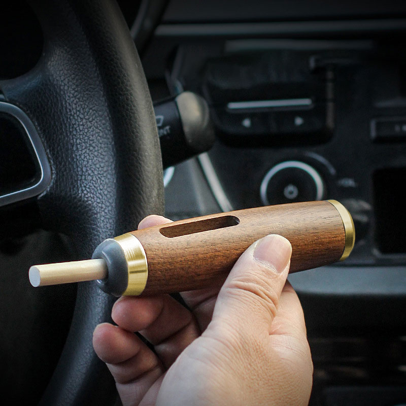 Mini Car Ashtray Walnut Wood Cigarette Holder Case Car Ashtray Mini Car Ashtray Walnut Wood Cigarette Holder Case Car Ashtray