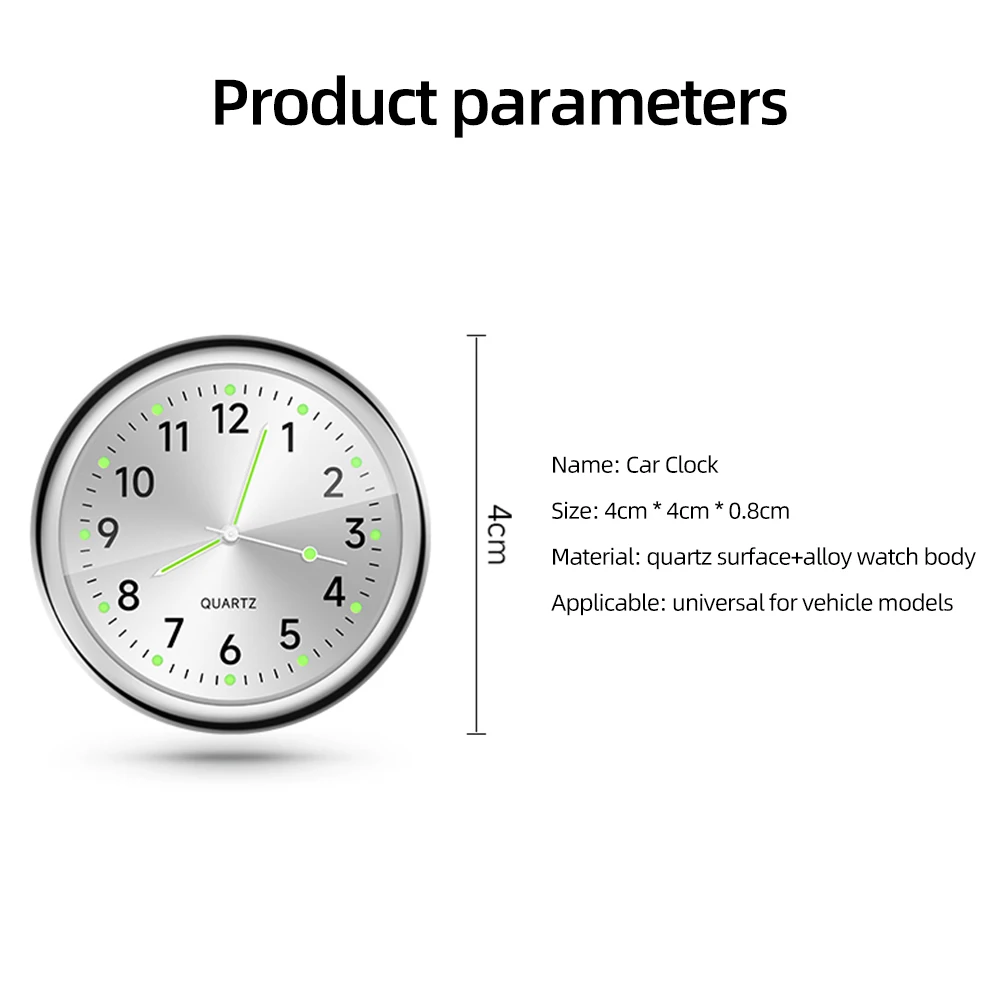 Mini Car Clock Luminous 5 Colors Auto Stick-On Digital Watch Mechanics Quartz Motorcycle Clocks Auto Ornament Car Mini Car Clock Luminous 5 Colors Auto Stick-On Digital Watch Mechanics Quartz Motorcycle Clocks Auto Ornament Car