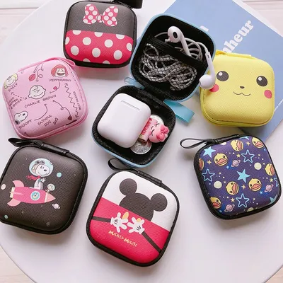 Mini Cartoon Earbud Pouch Case Mini Cartoon Earbud Pouch Case