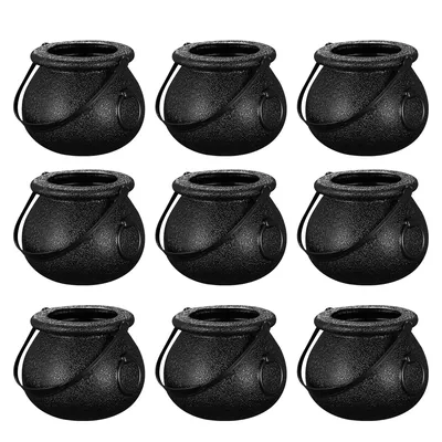 Mini Cauldrons Halloween Basket (10 Pcs) Mini Cauldrons Halloween Basket (10 Pcs)