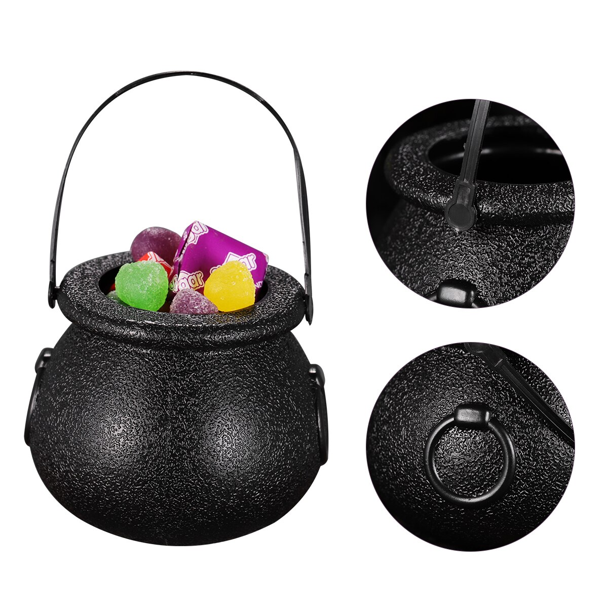 Mini Cauldrons Halloween Basket (10 Pcs) Mini Cauldrons Halloween Basket (10 Pcs)