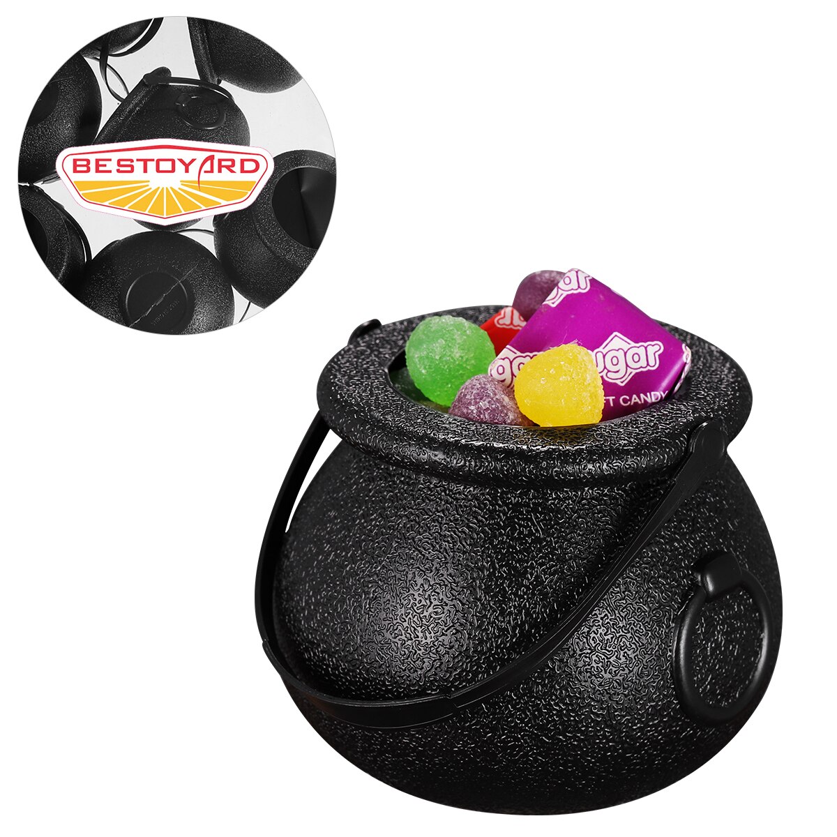 Mini Cauldrons Halloween Basket (10 Pcs) Mini Cauldrons Halloween Basket (10 Pcs)