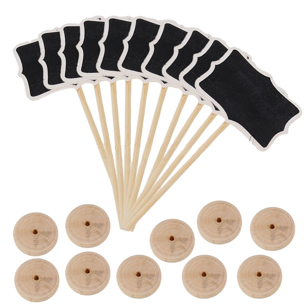 Mini Chalkboards with Stand (5pcs)