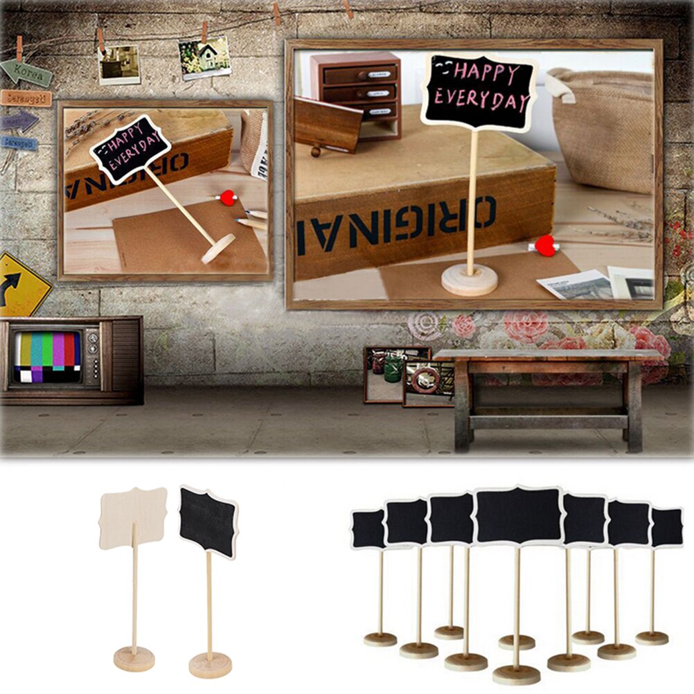 Mini Chalkboards with Stand (5pcs)